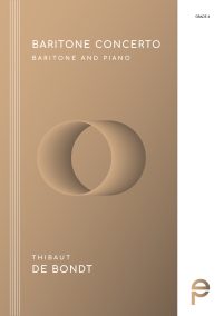 Baritone Concerto Thibaut De Bondt solowerk voor Bb Bariton en piano